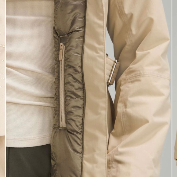 LULULEMON APRES IT ALL JACKET SIZE 12 color TRENCH - Picture 5 of 8